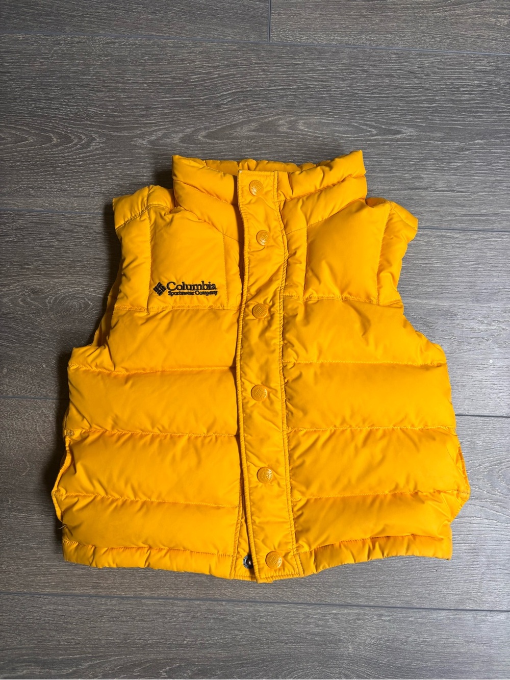 Columbia Kids Bright Yellow Puffer Vest